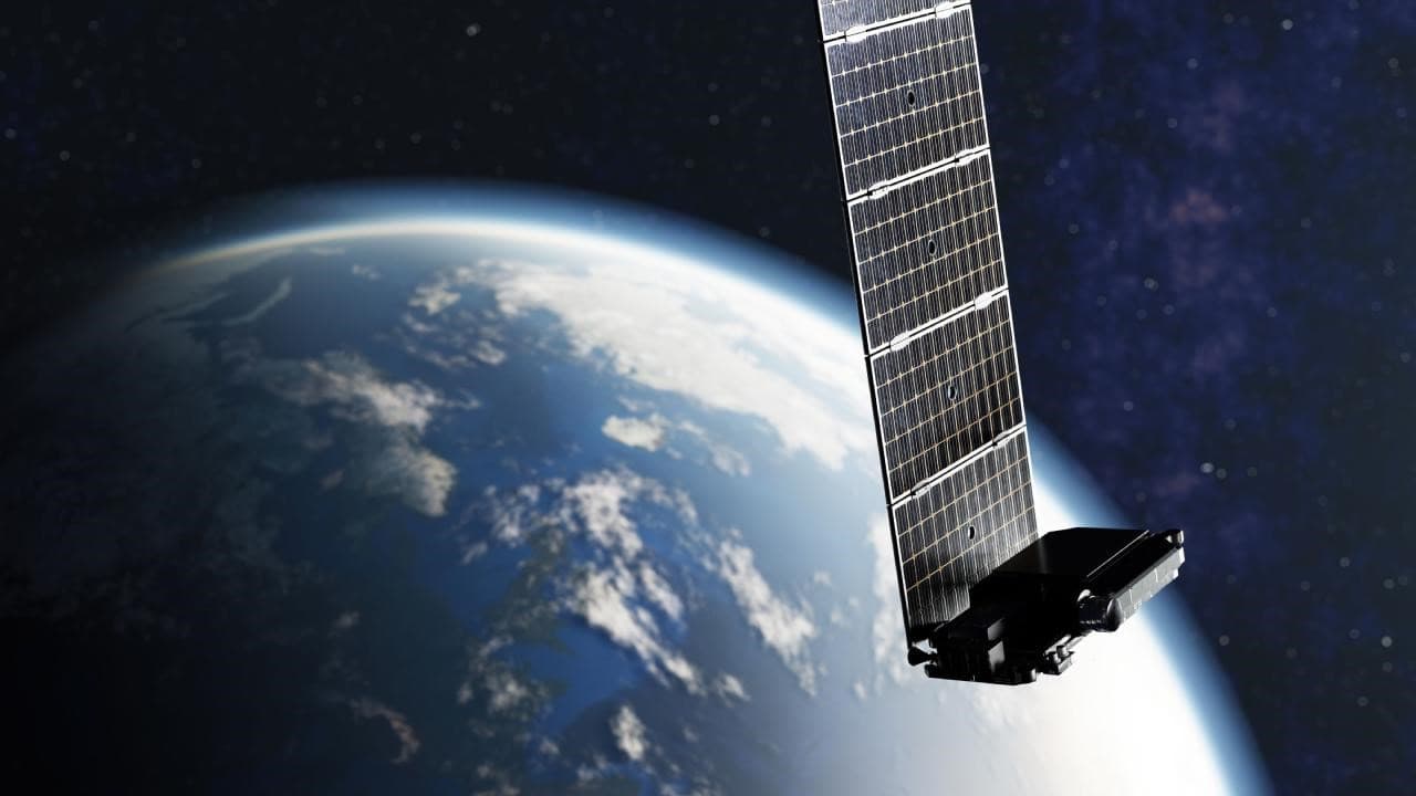 Starlink LEO satellite in orbit